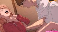 Denji fondles Powers boobs