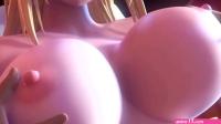 3d hentai girl breasts fondle