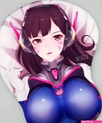D.va Boobs Mouse Pad Height 4cm Overwatch 3D Oppai Breast Game Mouse Pad Ver 3