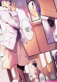 Porn comic The Book Of Sakura. Part 4. Fate Stay Night. Sex comic brunette with big