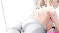 Anime girls tight clothing cameltoe bareback Playmat Gaming Mat Desk