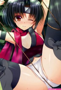 Landlock on X: feet anime ninja cameltoe ecchi