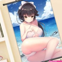 GHZNB Prints on Canvas Azur Lane Bilan Hangxian Sexy Loli Cameltoe Bikini Cartoon Anime Wall Poster Scroll Canvas Painting40X60CmP : Amazon.co.uk: Home Kitchen