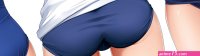 ass bloomers cameltoe eto original swimsuit white