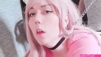Pet the Catgirl and Fed her with Cum