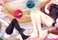 animal ears barefoot catgirl cum dedeyong dress footjob kaenbyou rin komeiji koishi komeiji satori pink hair reiuji utsuho tagme thighhighs touhou