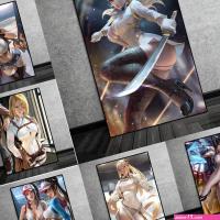 Sexy Girls Nude Art Anime Characters Posters And Prints Wall Art Canvas Painting Hd Print Wall Pictures For Bedroom Home Decor
