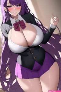Huge Breasts Thick Curvy Schoolgirl Cosplay Girl by KohAI0 on DeviantArt