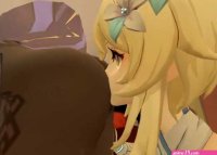 Anime girl face farting
