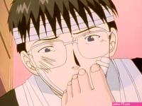 Anime GTO foot worship scenes