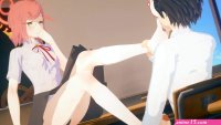 Anime femdom foot licking