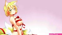 Wallpaper : illustration anime looking at viewer Touhou big boobs fox girl cartoon kitsunemimi Yakumo Ran mangaka 1920x1080