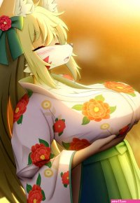 Fox girl with heavy tits by FaroulaArt on DeviantArt