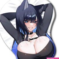 Anime Fox Cat Animal Ears Sexy Breasts Mouse Pad 3D Oppai Kawaii Gamin