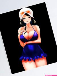 Sexy Big Boobs Nico Robin One Piece Anime Hentai Poster for Sale by nalendragaler