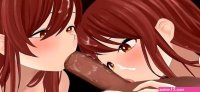Anime girl Blowjob