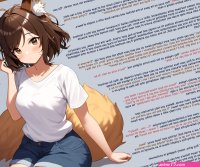 MTF fox girl caption