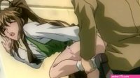 Petite anime girl loves to fuck in public in the dressing room