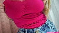 Huge Braless Tits in Tight Tops NO BRA