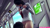School friend licked the pussy of the girl from the train
