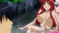 Anime teacher sucks her own students dick