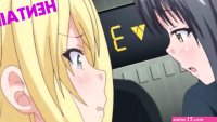 Two Hot Girls Suck Same Cock At School