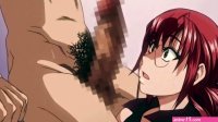 Anime girl with glasses big boobs porn