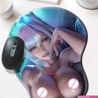 Hentai Lucy Sexy Naked Girl 3D Chest Mouse Pad Big Gaming Anime Boobs