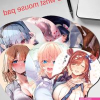 Meisb Ergonomic Silicone Gel Cartoon Nude Ass Sexy Breast Girl Boob Cute Wrist Rest Support 3D Anime Mousepad Mouse Pad