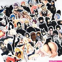 100PCS Japanese Anime Hentai Sexy Girls Footjob Stickers School Girl Bunny Pinup Waifu Sticker Lovely DIY Decals for Laptop Phone Water Bottle Fridge Decal :.au: Computers