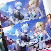 Genshin Impact Anime Porn Posters Naked Truth Sex Uncensored Canvas Wall Art Hentai Boobsgirl Sexy Tapestries Waifu Girl Decor