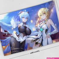 Genshin Impact Anime Porn Posters Naked Truth Sex Uncensored Canvas Wall Art Hentai Boobsgirl Sexy Tapestries Waifu Girl Decor