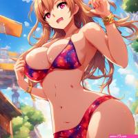 Girl In Bikini With Big Butt And Big Boobs She Has by goldenvxx on DeviantArt