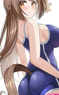 Anime girl swimsuit HD wallpapers free download