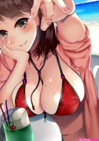 Hot Anime Girl In Bikini Big Boobs
