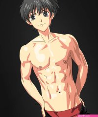 Sexyanimes on X: anime hot muscle animeboy kyoukara underwear yuuri animeboycharacter