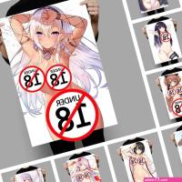 Sexy Kawaii Girl Anime Poster Uncensored Manga Loli Beauty Aesthetic Decoration Canvas Painting Wall Art Room Home Decor
