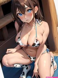 Hucow Waifu 4 Bikini Sticker for Sale by ForbiddenLines