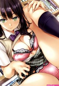 Wallpaper : anime girls pink panties bra lifting skirt lifting shirt spread legs green eyes 1280x1868