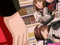 Fetish BDSM lesbian games of horny maids and their mistress