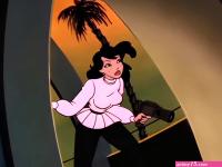 Rough BALLS SQUEEZING Toon Mistress EBONY Lesbian Cartoon Anime BALLBUSTING Groins Squeezed Spicy City