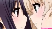 Attractive cuties make love in uncensored anime lesbian porn