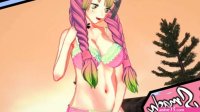 Mitsuri Kanroji masturbiert drauen bis sie cums