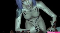 Robot Girl POV Handjob