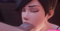 Tracer Sucks A Big Dick Overwatch Porn Porn Animation