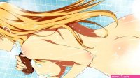 ass blonde hair breasts game cg inma long hair momoko sakura beach nude sakura beach 2 shower water wet winged cloud