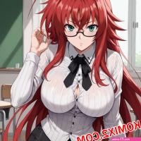 Rias Gremory. Hands On Teaching. TemptArt