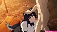 Anime Hentai Fucking Sexy Isekai Harem Trio of Girls While Another One Spies and Get Fucked Too