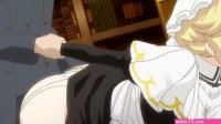 Sexual intercourse with a busty maid before drnner