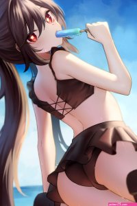 neit ni sei genshin impact hu tao ass bikini swimsuits thong wet
